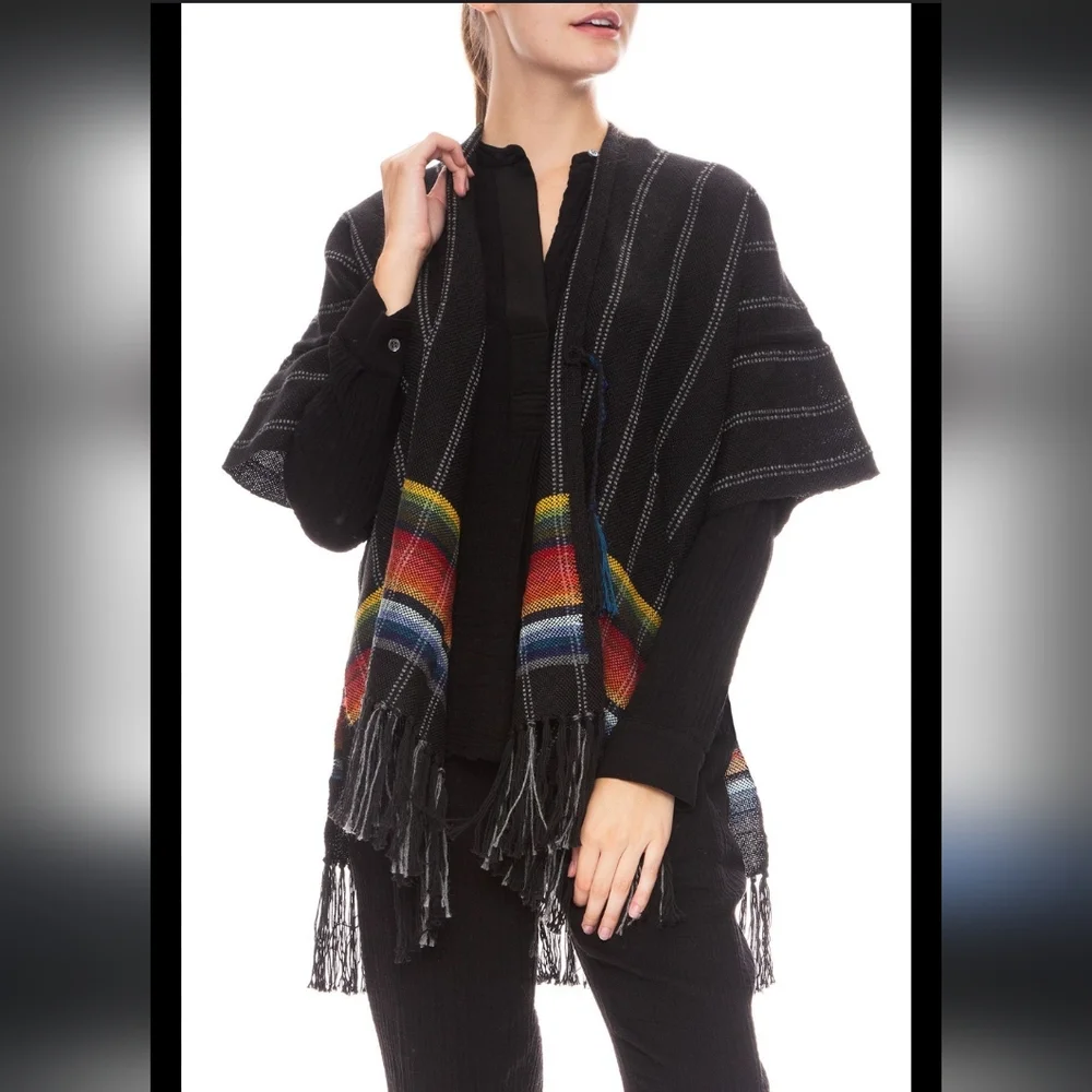 Raquel Allegra Poncho OS worn 2 times - Picture 1 of 13